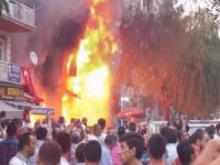 Kırşehir’de HDP’liye ait kitabevi ateşe verildi