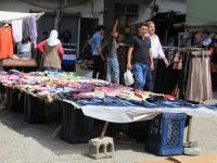 Hakkari'de bayram pazarı kuruldu