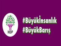 HDP’nin seçim sloganı: Büyük İnsanlık, Büyük Barış