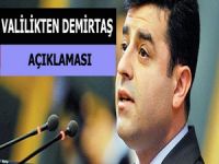 Demirtaş'a suikast girişimi iddiası: Valilikten açıklama