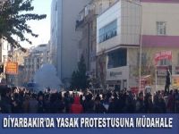 Diyarbakır’da yasak protestosuna müdahale