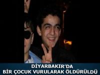 Diyarbakır’da bir çocuk vurularak öldürüldü
