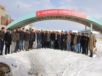 Yüksekova'da Esendere sınır kapısı açıklaması