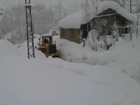 Durankaya belediyesinde karla mücadele çalışması