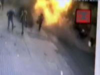 Beyoğlun'daki patlama anı kamerada