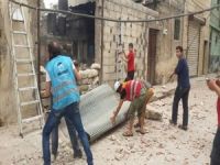 Halep'e bomba düştü! çok sayıda yaralı var