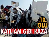 Konya'da feci kaza: 10 ölü
