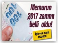 MEMURUN 2017 MAAŞ ZAMMI BELLİ OLDU