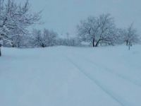 İzmir'in yüksek kesimlerinde kar yolları kapattı!
