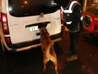 600 polis ve dedektör köpeklerle asayiş uygulaması
