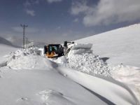 2 bin 867 rakımda karla mücadele çalışması