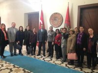 Yüksekovalı kadınlar, Konya Valisi Toprak'ı ziyaret etti