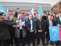 Doğu Türkistan’daki baskılar protesto edildi