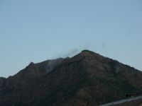 Goman dağına top atışı