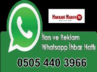 Hakkari Haber Tv  Whatsapp hattı