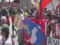 Venezuela'da ABD karşıtı protesto