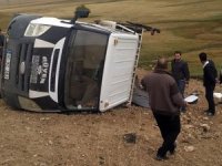 Yüksekova'da maddi hasarlı kaza