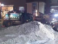 Hakkari belediyesinde karla mücadele çalışması