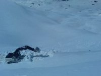 Fidan tepede karla mücadele çalışması