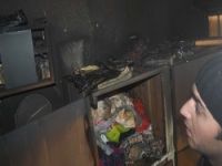 Şemdinli'de korkutan ev yangını