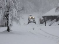 Hakkari belediyesinde karla mücadele çalışması